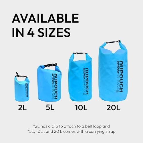 Pink lightweight 2L roll top bag — photo 5