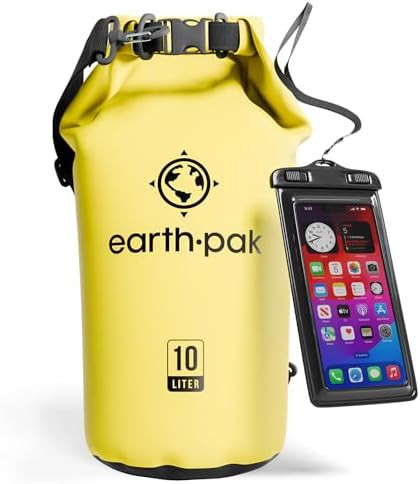Marine roll top dry sack 10l for kayaking