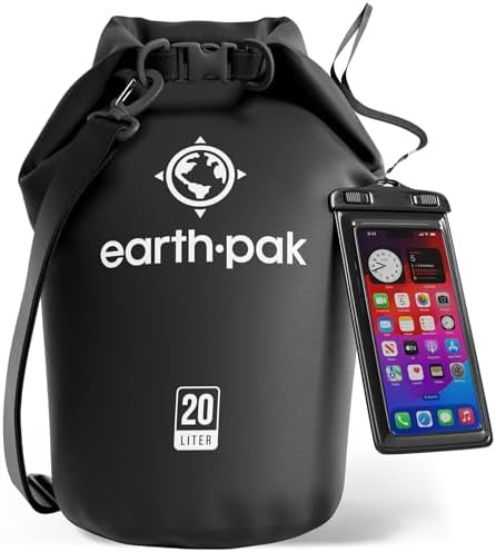 Marine roll top dry sack 20l for kayaking