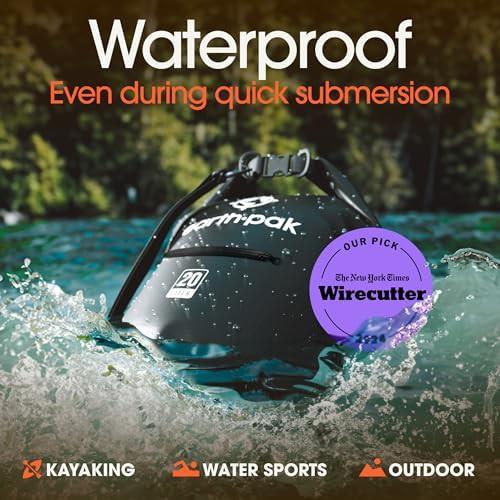 Marine roll top dry sack 20l for kayaking — photo 3