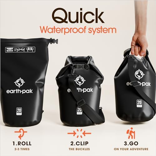 Marine roll top dry sack 20l for kayaking — photo 5