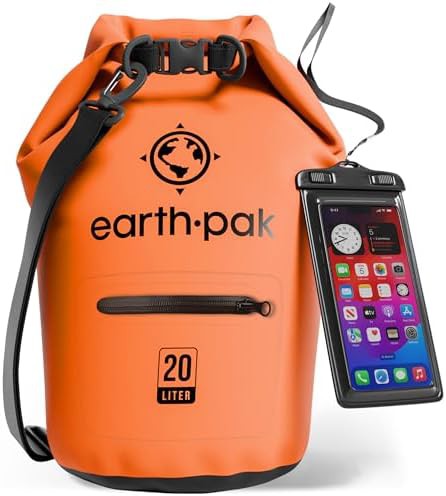 Zippered PVC dry bag 20L