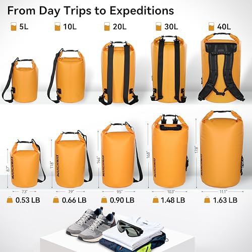 Marchway yellow 10l floating dry bag — photo 4