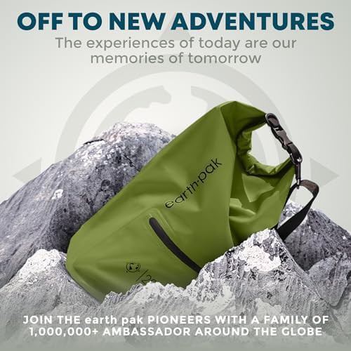 Grey zippered pockets dry bag 10L — photo 5