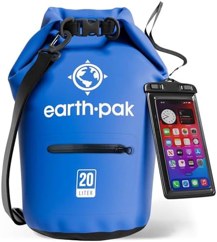 Pvc zippered waterproof dry bag 20l