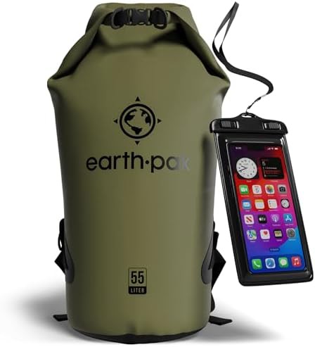 Roll top marine backpack 55L