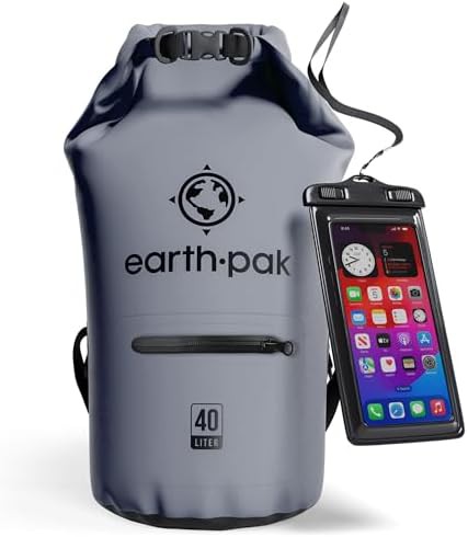 Pvc waterproof backpack 40l with zipper