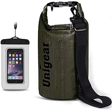 Army green 5 liter floating waterproof sack