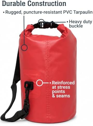 Lightweight waterproof fishing dry bag 25L — photo 3
