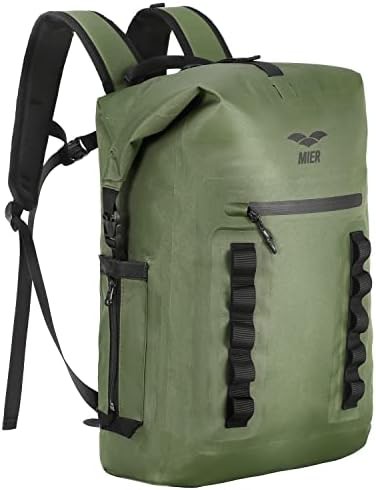 Green TPU floating dry bag backpack