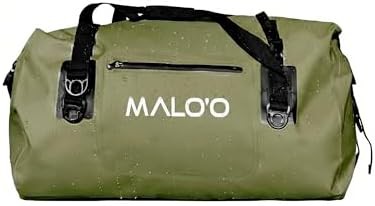 Dark green 40 liter PVC dry duffel