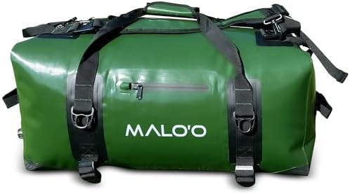 Submersible zippered heavy duty duffel backpack