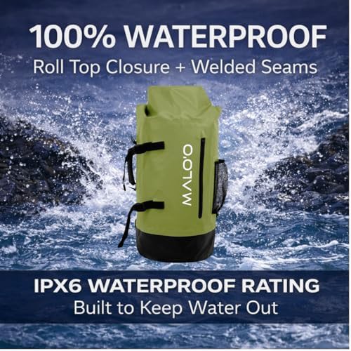 Waterproof 45 liter fishing and beach backpack — photo 3