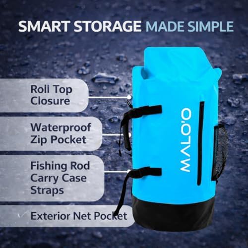 Waterproof 45 liter fishing and beach backpack — photo 5