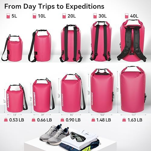 Marchway pink 30l floating dry bag — photo 4