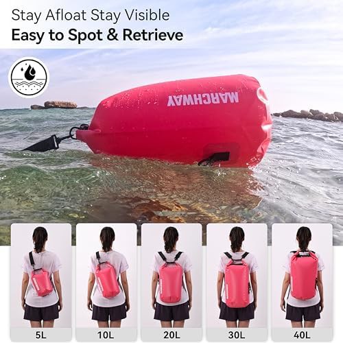 Marchway pink 30l floating dry bag — photo 5
