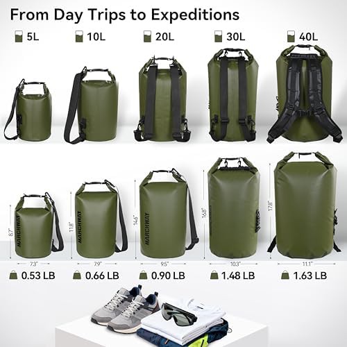 Marchway green 5l floating dry bag — photo 4