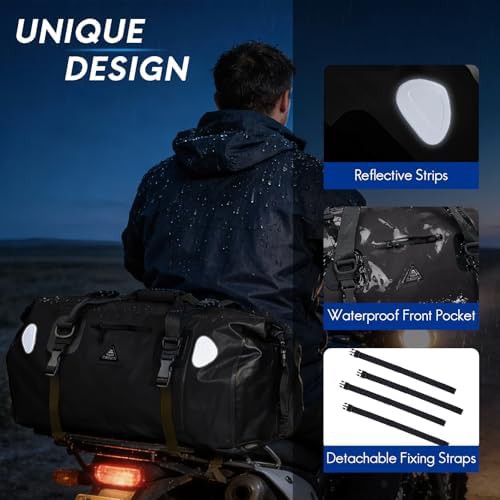 50l motorcycle rafting dry duffel bag — photo 3