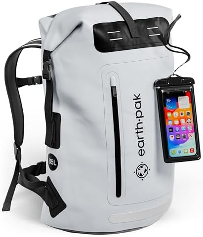 Roll top waterproof backpack 85L