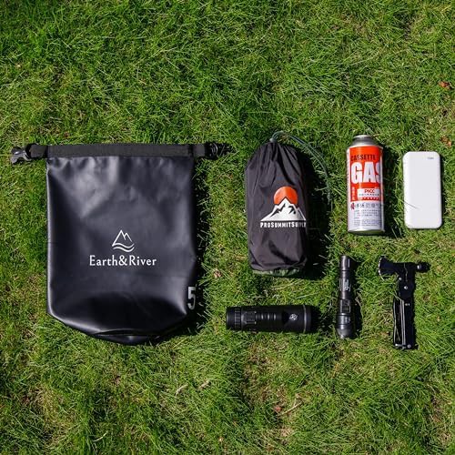 Black 5L floating PVC backpack — photo 4