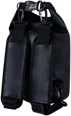 Black 5L floating PVC backpack — photo 5
