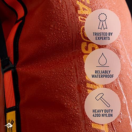Picante red 50 liter dry backpack — photo 3