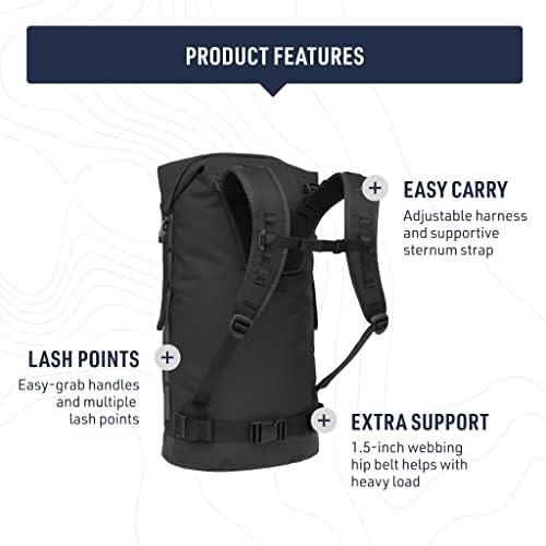 Picante red 50 liter dry backpack — photo 4