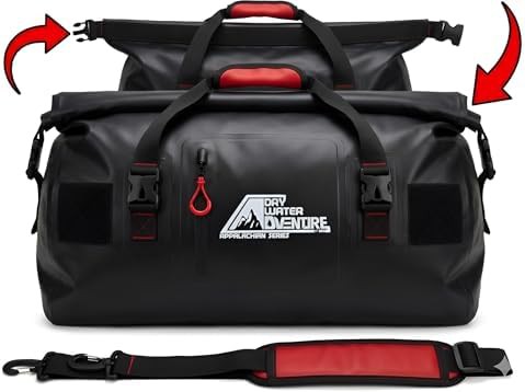 Marine grade PVC waterproof duffel bag 80L — photo 3