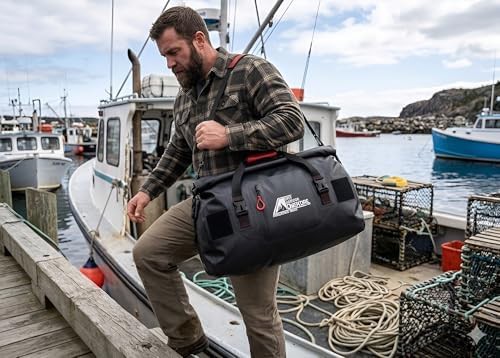 Marine grade PVC waterproof duffel bag 80L — photo 4