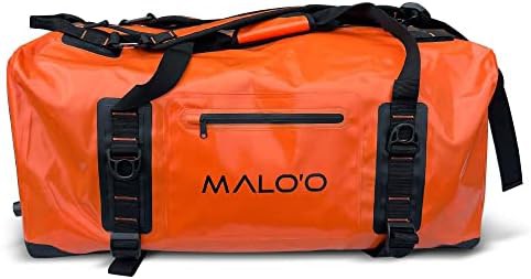 Airtight zippered waterproof duffel backpack