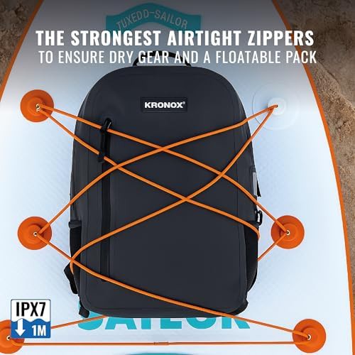 Submersible waterproof travel backpack 25L — photo 4