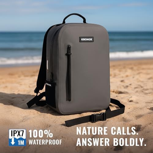 Submersible waterproof travel backpack 25L — photo 5