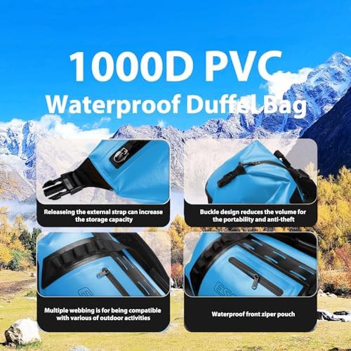 Rafting 50L waterproof duffel backpack — photo 4