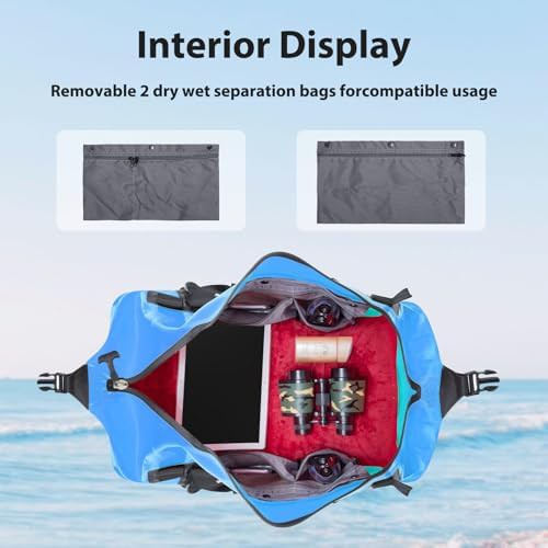 Rafting 50L waterproof duffel backpack — photo 5