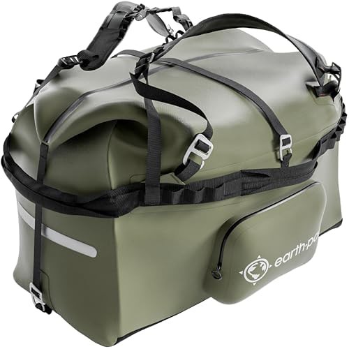 Forest green TPU heavy duty duffel