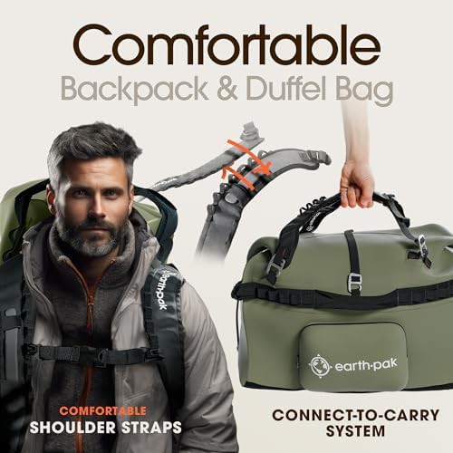 Forest green TPU heavy duty duffel — photo 3