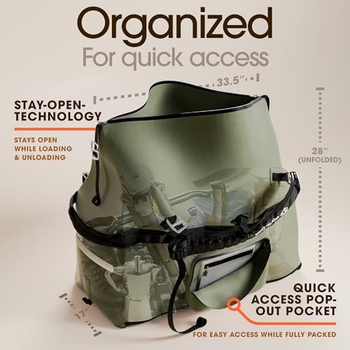 Forest green TPU heavy duty duffel — photo 5