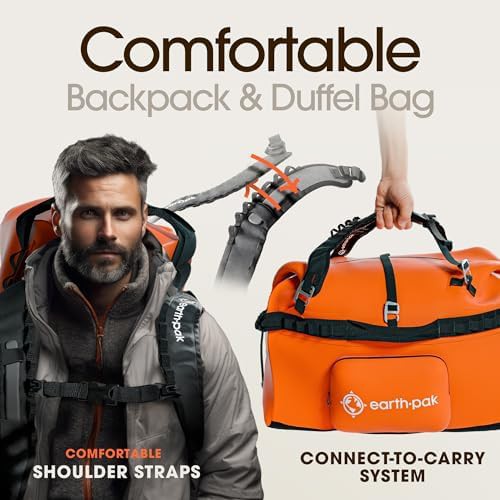 Waterproof travel duffel bag 70L — photo 3