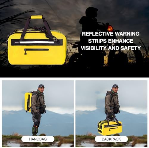 50L heavy duty TPU zippered dry duffel — photo 3