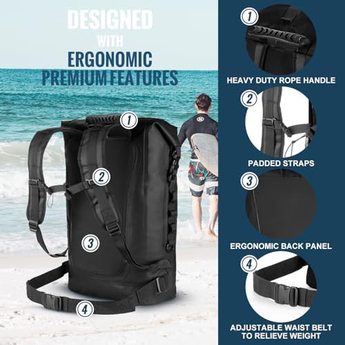 Floating roll top backpack 40 liter — photo 4