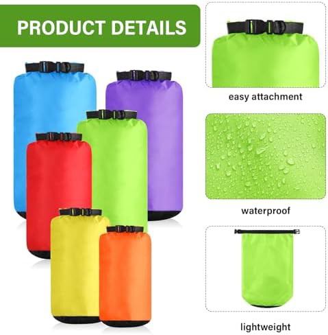 Fluorescent five liter waterproof sack set — photo 3