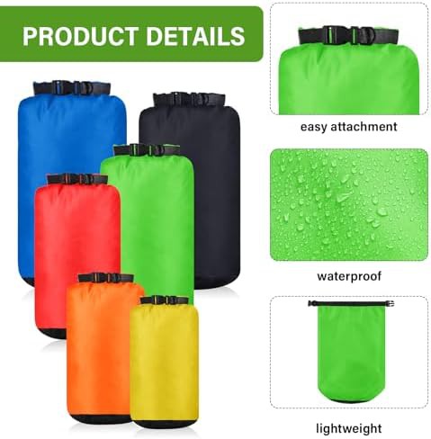 Bright six piece waterproof bag set — photo 3