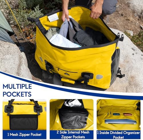50l travel roll top dry duffel bag — photo 4