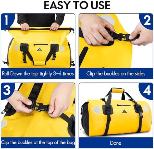 50l travel roll top dry duffel bag — photo 5
