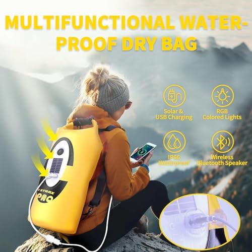 Solar dry backpack with bluetooth speaker — photo 4