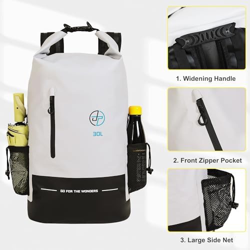 Grey and white heavy duty backpack — photo 3