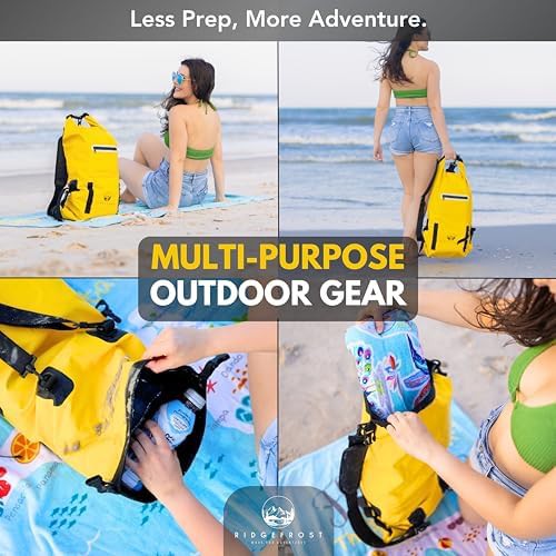 Dual compartment twenty liter roll top backpack — photo 3