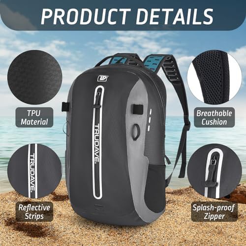 Submersible TPU waterproof backpack thirty liters — photo 4