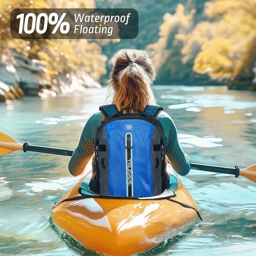 Floating thirty liter TPU dry bag with zipper — photo 3
