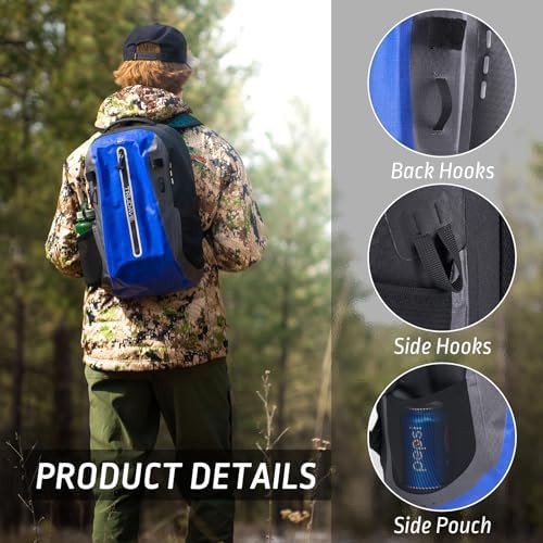 Floating thirty liter TPU dry bag with zipper — photo 5